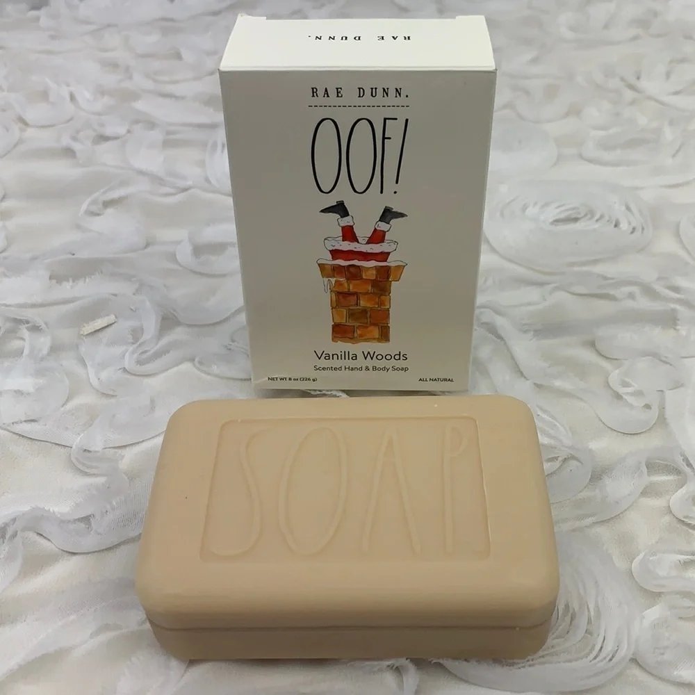 Rae Dunn Scented Hand & Body Soap - Oof! Vanilla Woods Scent, 8oz, SB120